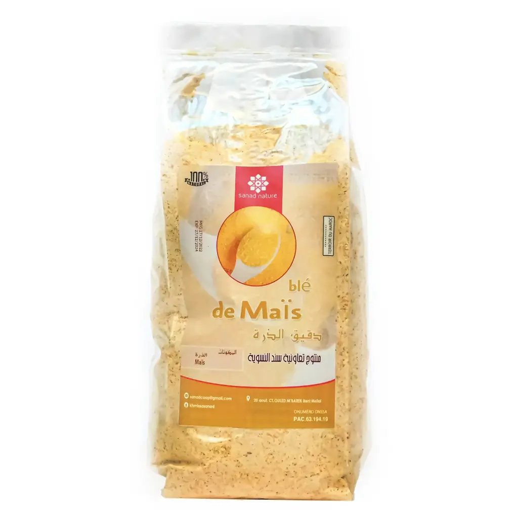 1Kg - Farine de Mais  |  دﻗﯾﻖ اﻟدرة