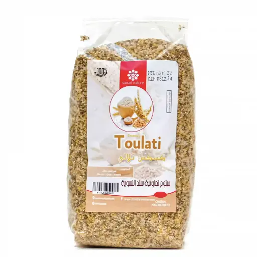 1Kg - COUSCOUS TOULATI |  ﻛﺳﻛس اﻟﺧﻣﺎﺳﻲ